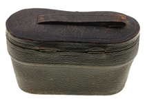 20TH C. OPERA GLASSES, BROOCH & NEEDLE CASE