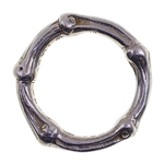 TIFFANY & CO STERLING SILVER BAMBOO RING