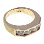14K YELLOW GOLD 1.84 CTW ROUND DIAMOND BAND 