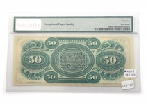 1872 OBSOLETE SOUTH CAROLINA $50 NOTE PMG 65 GEM UNC