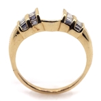 LADIES 2.32 CTW DIAMOND 14K YELLOW GOLD WEDDING RING SET