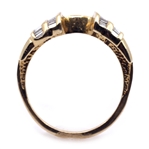 LADIES 2.32 CTW DIAMOND 14K YELLOW GOLD WEDDING RING SET