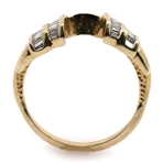 LADIES 2.32 CTW DIAMOND 14K YELLOW GOLD WEDDING RING SET