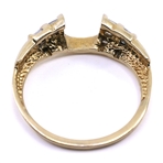 LADIES 2.32 CTW DIAMOND 14K YELLOW GOLD WEDDING RING SET
