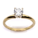 LADIES 2.32 CTW DIAMOND 14K YELLOW GOLD WEDDING RING SET