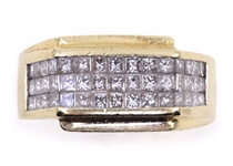MEN 'S 18K YELLOW GOLD 2.7 CTW DIAMOND FASHION RING