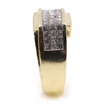 MEN 'S 18K YELLOW GOLD 2.7 CTW DIAMOND FASHION RING