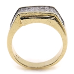 MEN 'S 18K YELLOW GOLD 2.7 CTW DIAMOND FASHION RING