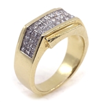 MEN 'S 18K YELLOW GOLD 2.7 CTW DIAMOND FASHION RING