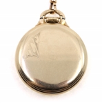 MEN'S HAMILTON GOLD-FILLED CASE RAILROAD POCKET WATCH