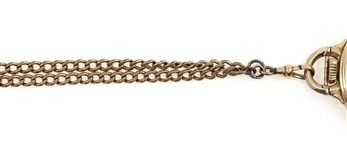MEN'S HAMILTON GOLD-FILLED CASE RAILROAD POCKET WATCH