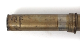 EARLY 20TH C. HENRY ANDRUS BAMBOO TRUNK FLY FISHING ROD