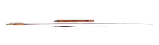 EARLY 20TH C. HENRY ANDRUS BAMBOO TRUNK FLY FISHING ROD