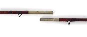 EARLY 20TH C. HENRY ANDRUS BAMBOO TRUNK FLY FISHING ROD