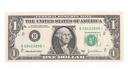 1969-2017 US $1 STAR GREEN SEAL FEDERAL RESERVE NOTES