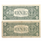 1957 UNITED STATES BLUE SEAL $1 SILVER CERTIFICATES
