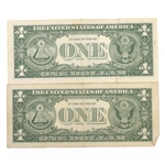 1957 UNITED STATES BLUE SEAL $1 SILVER CERTIFICATES