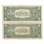 1957 UNITED STATES BLUE SEAL $1 SILVER CERTIFICATES