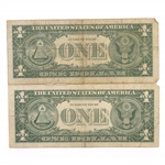 1957 UNITED STATES BLUE SEAL $1 SILVER CERTIFICATES