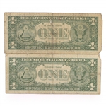 1957 UNITED STATES BLUE SEAL $1 SILVER CERTIFICATES