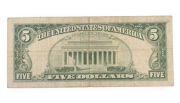 1934 US BLUE SEAL & 1953-1963 RED SEAL $5 NOTES