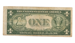 1935 US $1 SILVER CERTIFICATES BLUE SEAL & YELLOW SEAL