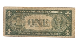 1935 US $1 SILVER CERTIFICATES BLUE SEAL & YELLOW SEAL