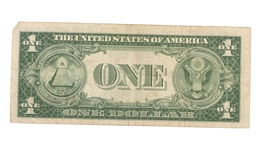 1935 US $1 SILVER CERTIFICATES BLUE SEAL & YELLOW SEAL