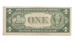 1935 US $1 SILVER CERTIFICATES BLUE SEAL & YELLOW SEAL