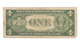 1935 US $1 SILVER CERTIFICATES BLUE SEAL & YELLOW SEAL