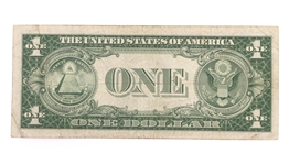 1935 US $1 SILVER CERTIFICATES BLUE SEAL & YELLOW SEAL