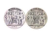 STERLING SILVER 1926 US STEEL CORP 25-YEAR MEDALS