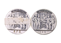 STERLING SILVER 1926 US STEEL CORP 25-YEAR MEDALS