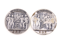 STERLING SILVER 1926 US STEEL CORP 25-YEAR MEDALS