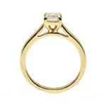 14K YELLOW GOLD 0.98 CT LAB-GROWN DIAMOND SOLITAIRE