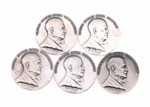 STERLING SILVER US STEEL CORP 30 & 40-YEAR MEDALS