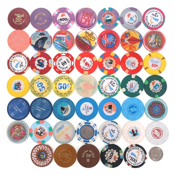 CRUISE LINE CASINO CHIPS