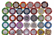 COIN INLAY CASINO CHIPS