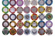 COIN INLAY CASINO CHIPS