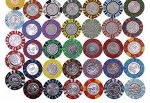 COIN INLAY CASINO CHIPS