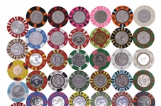 COIN INLAY CASINO CHIPS