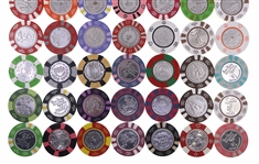COIN INLAY CASINO CHIPS