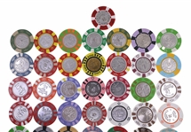 COIN INLAY CASINO CHIPS