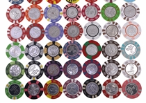 COIN INLAY CASINO CHIPS