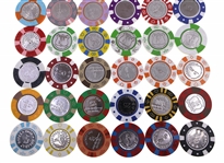 COIN INLAY CASINO CHIPS