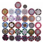 COIN INLAY CASINO CHIPS