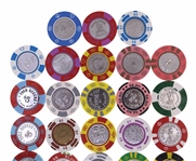 COIN INLAY CASINO CHIPS