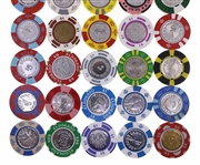 COIN INLAY CASINO CHIPS