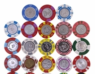 COIN INLAY CASINO CHIPS