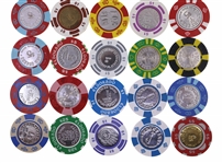 COIN INLAY CASINO CHIPS